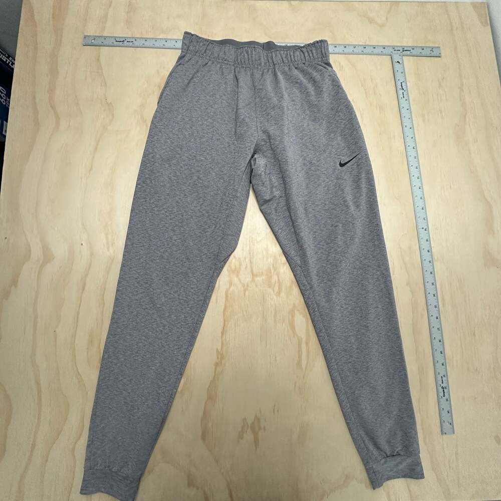 Nike Dri-Fit Fit Gray Heather Tapered Sweatpants Men's Size Medium SEE DETAILS
